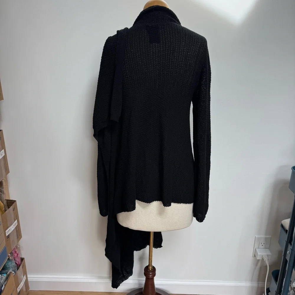Ruti Haven Knit Wrap Cardigan Women S/M Drapey Crossover Relaxed - Picture 9 of 13